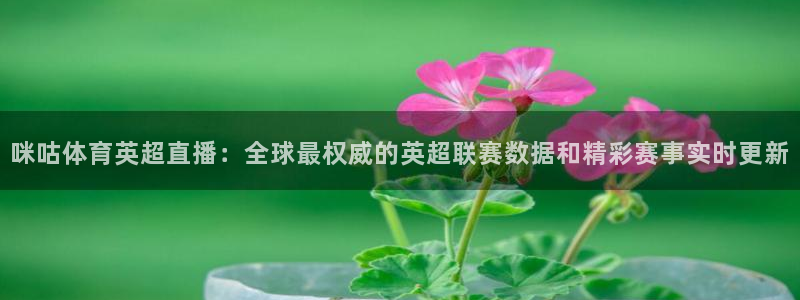 咪咕体育英超直播：全球最权威的英超联赛数据和精彩赛事实时更新