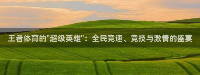 王者体育的\